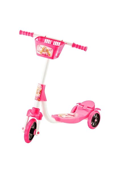 Beren Oyuncak ÜÇ TEKERLEKLİ MANUEL 3 KADEMELİ PEMBE SCOOTER