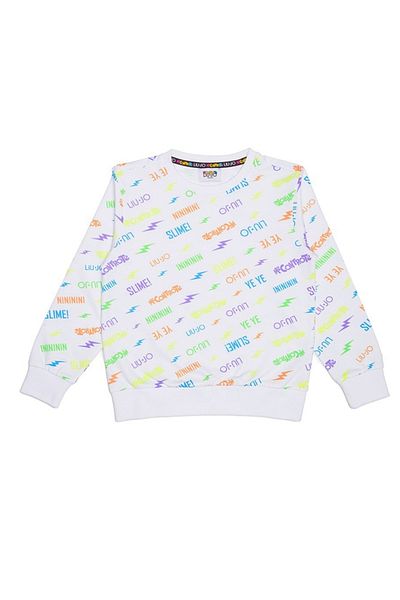 Liu Jo Bluza pentru baieti Liu Jo 4B1421TX Alb 116 CM
