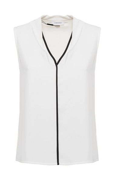 Calvin Klein Bluza dama CK S02TG95B Alb L INTL