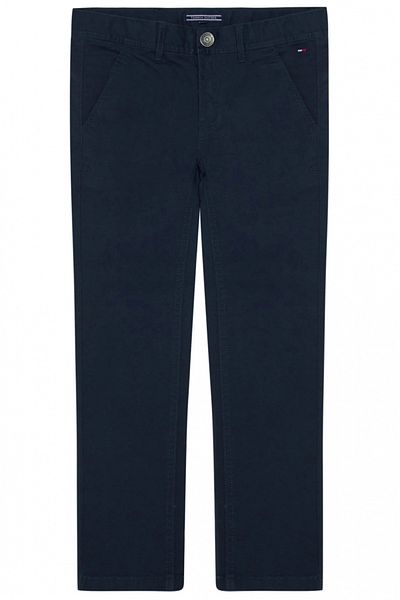 Tommy Hilfiger Pantaloni copii Tommy Hilfiger KB0KB03972 Bleumarin 104 CM