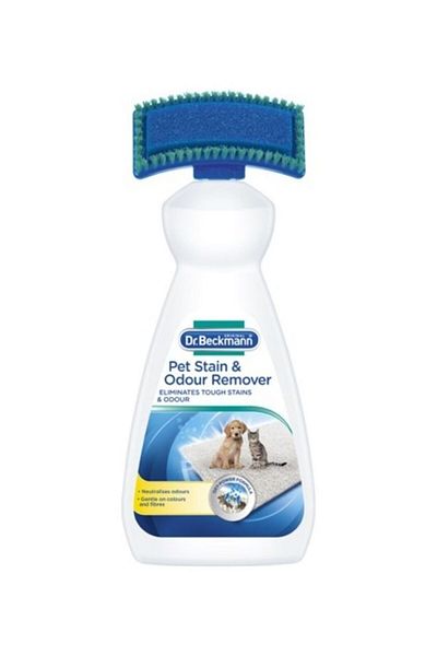 BECKMANN Pet Stain and Odor Remover. White/Blue