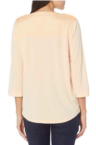 Calvin Klein Women's shirt CK M0BH7877 Light beige XS INTL