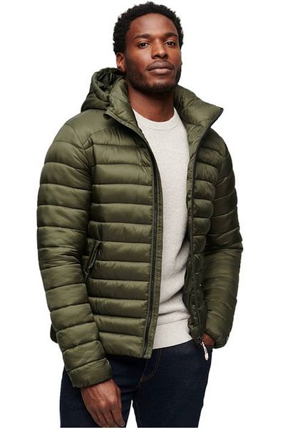 SUPERDRY Geaca barbati Superdry Fuji Puffer M5011821A Kaki S INTL