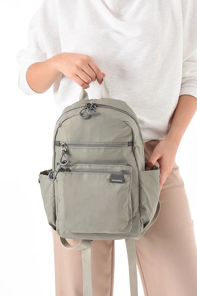 Lifonbag Unisex Αδιάβροχο ύφασμα αλεξίπτωτο 4 θέσεων Casual και σχολική τσάντα με θήκη φορητού υπολογιστή