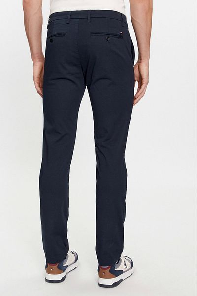 Tommy Hilfiger Pantaloni barbati Tommy Hilfiger chino Bleecker Printed Structure MW0MW28642 Bleumarin W34-L32 US