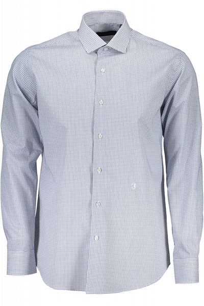 Trussardi Trussardi slim long sleeve shirt 1T003568 White/Azure blue 41 IT