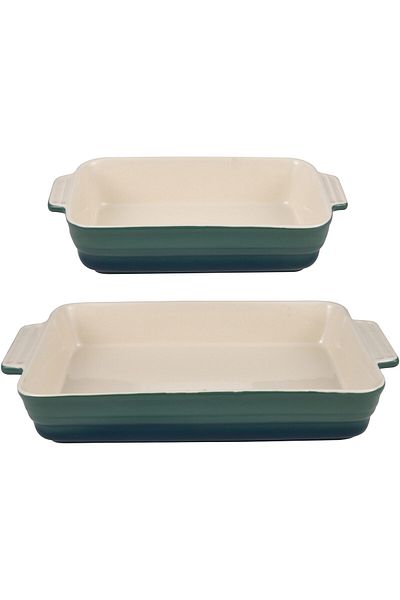 Bergner Set 2 tavi dreptunghiulare Bergner Excalibur Green