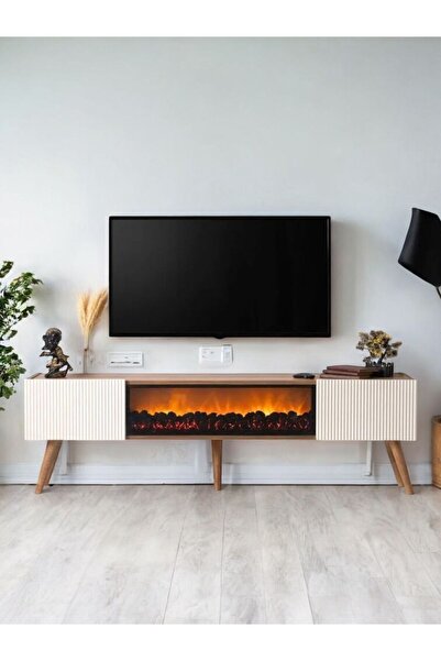 MeGulart Şömineli TV Sehpası & Ünitesi 170 CM