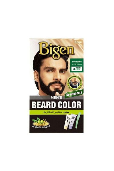 alatar Bigen Beard Dye Black Brown Ammonia Free - B102