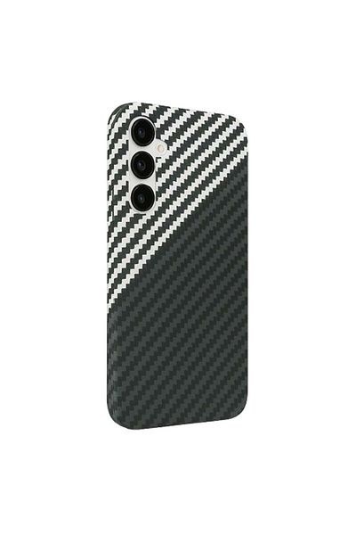 SKYDDAR INNOVATION Case For Samsung Galaxy A15, Carbonite Fibershell, Grey, Sticker Set