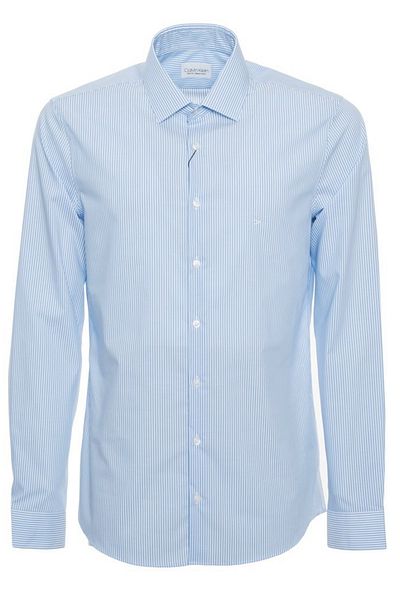 Calvin Klein Camasa cu maneca lunga CK K10K105853 Albastru deschis 41 EU