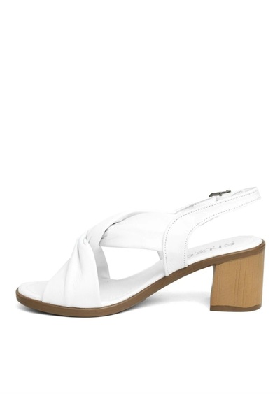 ENZO ЖІНОЧІ ВНУТРІШНІ-ЗОВНІШНІ Справжня шкіра Анатомічна підошва Товстий каблук Відкриті туфлі