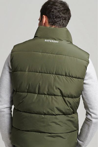 SUPERDRY Vesta barbati Superdry Bodywarmers M5011808A Verde militar XL INTL