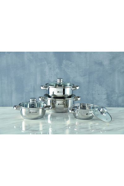 Bergner Set 4 oale cu capac (8 piese) Bergner Viena