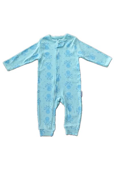 Mıdırık Zippered Fish Patterned Jumpsuit