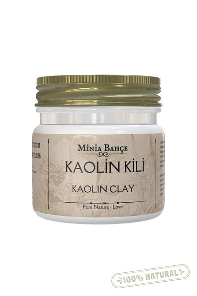 Minia Bahçe Bitki ve Sanat Atölyesi Kaolin Clay, 100% Pure and Natural, 75gr
