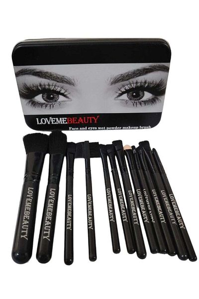 real beauty Lafme Beauty 12-Piece Makeup Brush Set