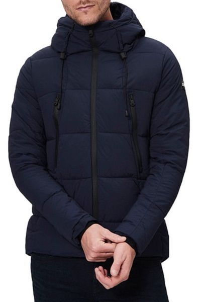 ALESSANDRO DELL'ACQUA Geaca barbati Alessandro Dell'acqua cu gluga Albastru inchis XL INTL