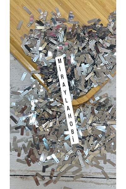 miraylahobi Dikdörtgen Pul Oya, Patik Pulu Baget Pul 25 Gr Gümüş