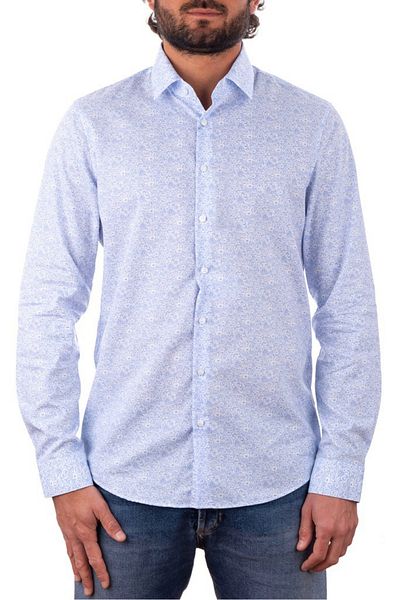 Calvin Klein Camasa cu maneca lunga CK K10K106672 Albastru 44 EU