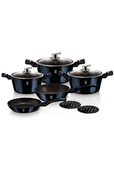 Berlinger Set gatit 10 piese Berlinger Haus Metallic Line Aquamarine Edition