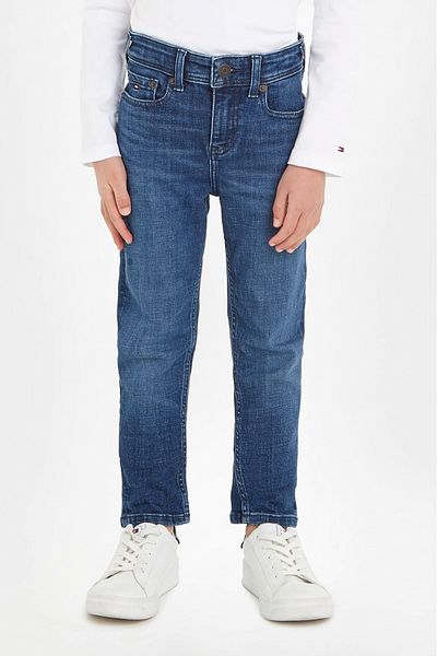 Tommy Hilfiger Blugi Tommy Hilfiger slim fit KB0KB08459 Albastru 176 CM