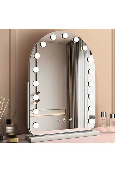 OEM Hollywood Star makeup mirror with 17 bulbs, 3-color mode, 50 x 70 cm, Mirror thickness: 4 mm