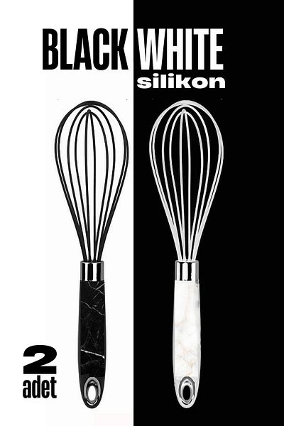Transformacion Marble Pattern Silicone Whisk - Egg and Sauce Whisk, Kitchen Whisk, Whisk 721638