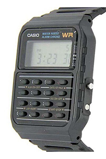 Casio Men's Water Resistant Digital Calculator Watch CA53W-1 - 35 mm - Black