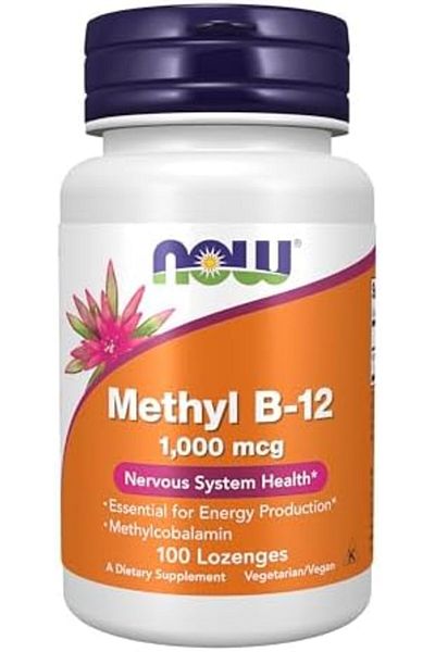 Now Foods Methyl B-12, 100 Lozenges 1000 mcg
