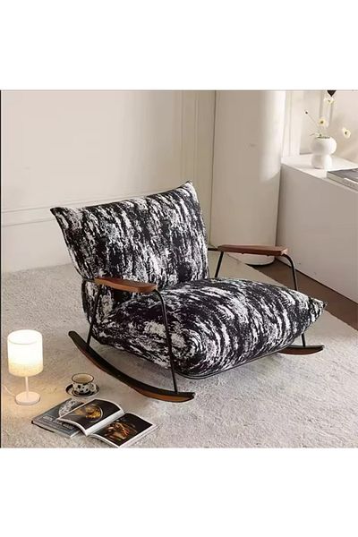SAHABA Rocking chair with wooden handles