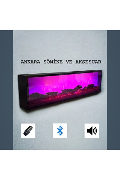 MeGulart Elektrikli Dekoratif Şömine 100x35 Cm