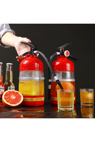 OEM Beverage dispenser, Fire extinguisher, 34 cm height, 13 cm diameter, 1.5 liters