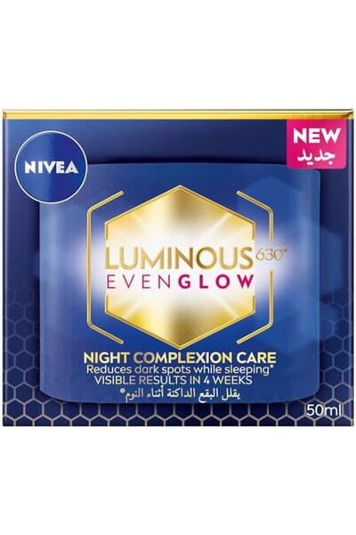 NIVEA NIVEA Luminous 630 Night Face Cream for Radiant Skin and Dark Spot Protection, 50 ml