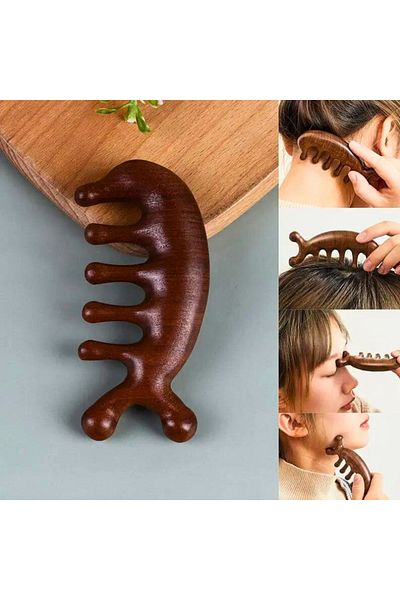 OEM Dispozitiv de masaj din lemn, design ergonomic cu cinci degete, stimuleaza circulatia