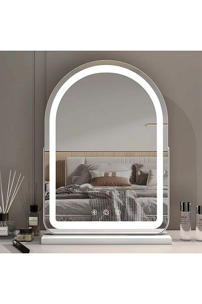 OEM Makeup mirror, Hollywood with 12 LED bulbs, 3-color mode, 30 x 40 cm, 1 meter cable