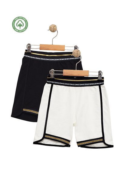 Divonette Girl's Cotton Shorts Set of 2 -Children's Clothing