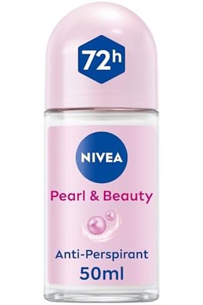 NIVEA Roll-On Deodorant for Women, Pearl & Beauty, 50ml