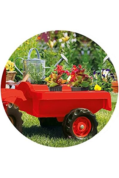 STOREMAX PrStorex Römorklu Kepçeli Traktör Pedallı, Kırmızı LifePeri 1063348