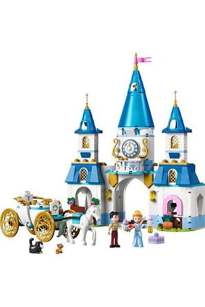 STOREMAX Jvnnastore ǀ Princess Cinderella's Castle and Carriage 43275-6 Years and Above Princess Seve