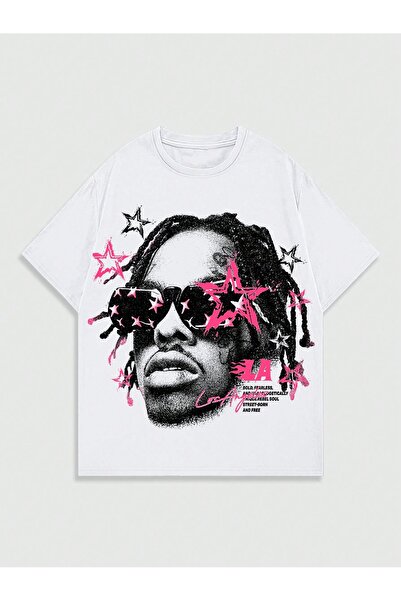 Bengi Clothing Футболка з принтом оверсайз з коротким рукавом