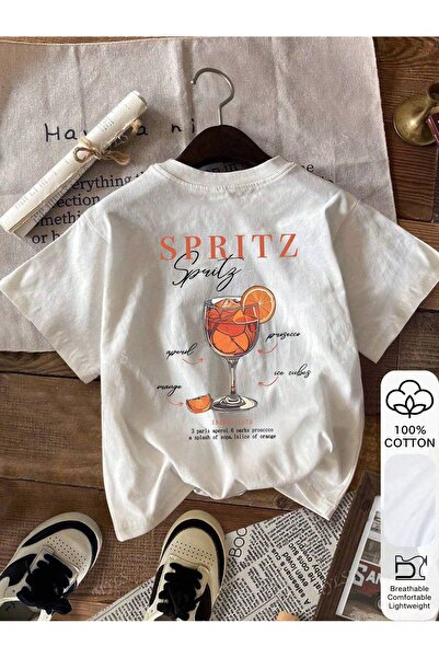 Bengi Clothing تي شيرت مطبوع بأكمام قصيرة وقصة كبيرة الحجم