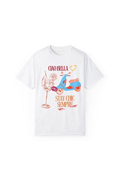 Jose Clothing Tricou imprimat cu mânecă scurtă cu croială supradimensionată