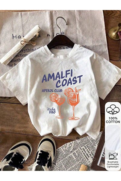 Bengi Clothing تي شيرت مطبوع بأكمام قصيرة وقصة كبيرة الحجم