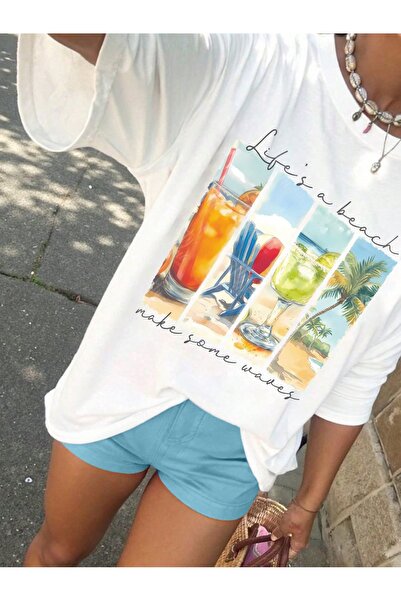 Jose Clothing Μπλουζάκι με κοντό μανίκι με στάμπα