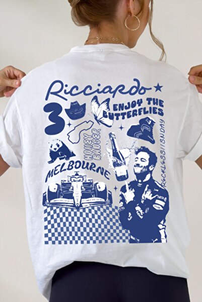 Jose Clothing Tricou imprimat cu mânecă scurtă cu croială supradimensionată