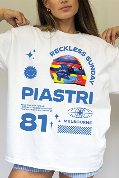 Bengi Clothing تي شيرت مطبوع بأكمام قصيرة وقصة كبيرة الحجم