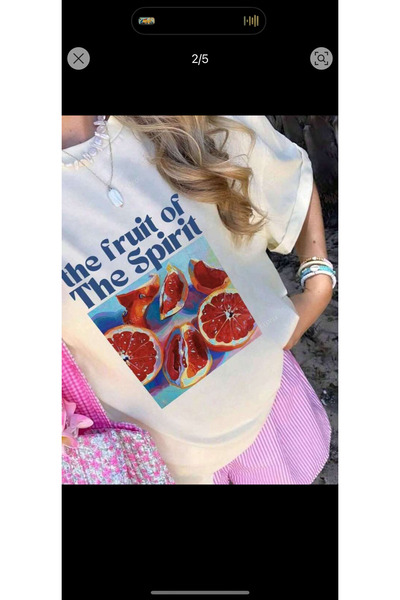 Jose Clothing Tricou imprimat cu mânecă scurtă cu croială supradimensionată