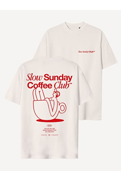 Jose Clothing تي شيرت مطبوع بأكمام قصيرة وقصة كبيرة الحجم