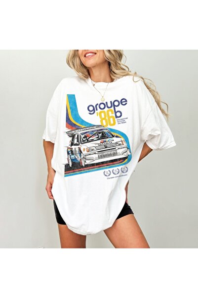 Jose Clothing Tricou imprimat cu mânecă scurtă cu croială supradimensionată